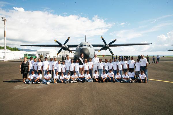 4000ème sourire fêté à la base aérienne.