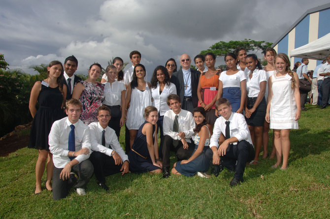 Inauguration du Lycée Maison Blanche