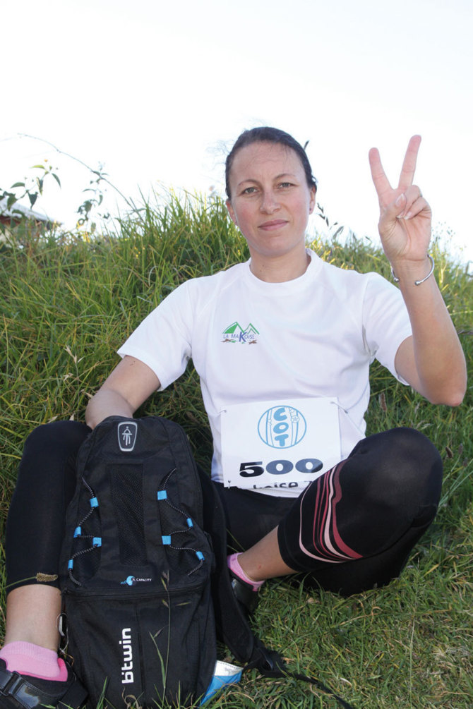 Edina Pellier, L'ex-pom pom girl  dans le Grand Raid