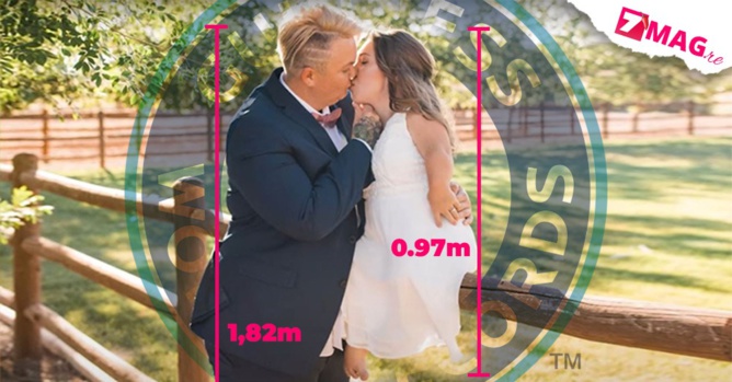 Ce couple a le record du monde de différence de taille