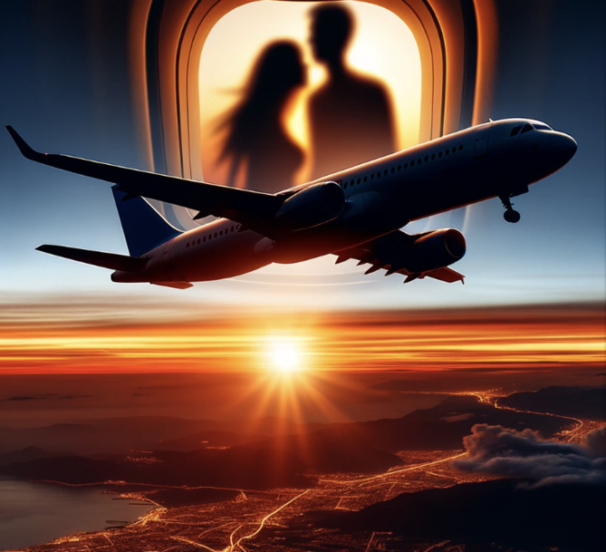 Un couple surpris en pleins ébats à bord d'un avion bondé