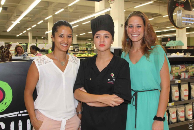 Evelyne Minatchy, Mahéva et Jennifer Petit, de Sushi-Market