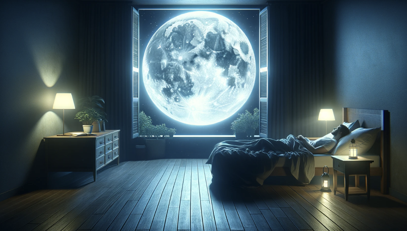 La pleine lune nous empêche-t-elle de dormir ?