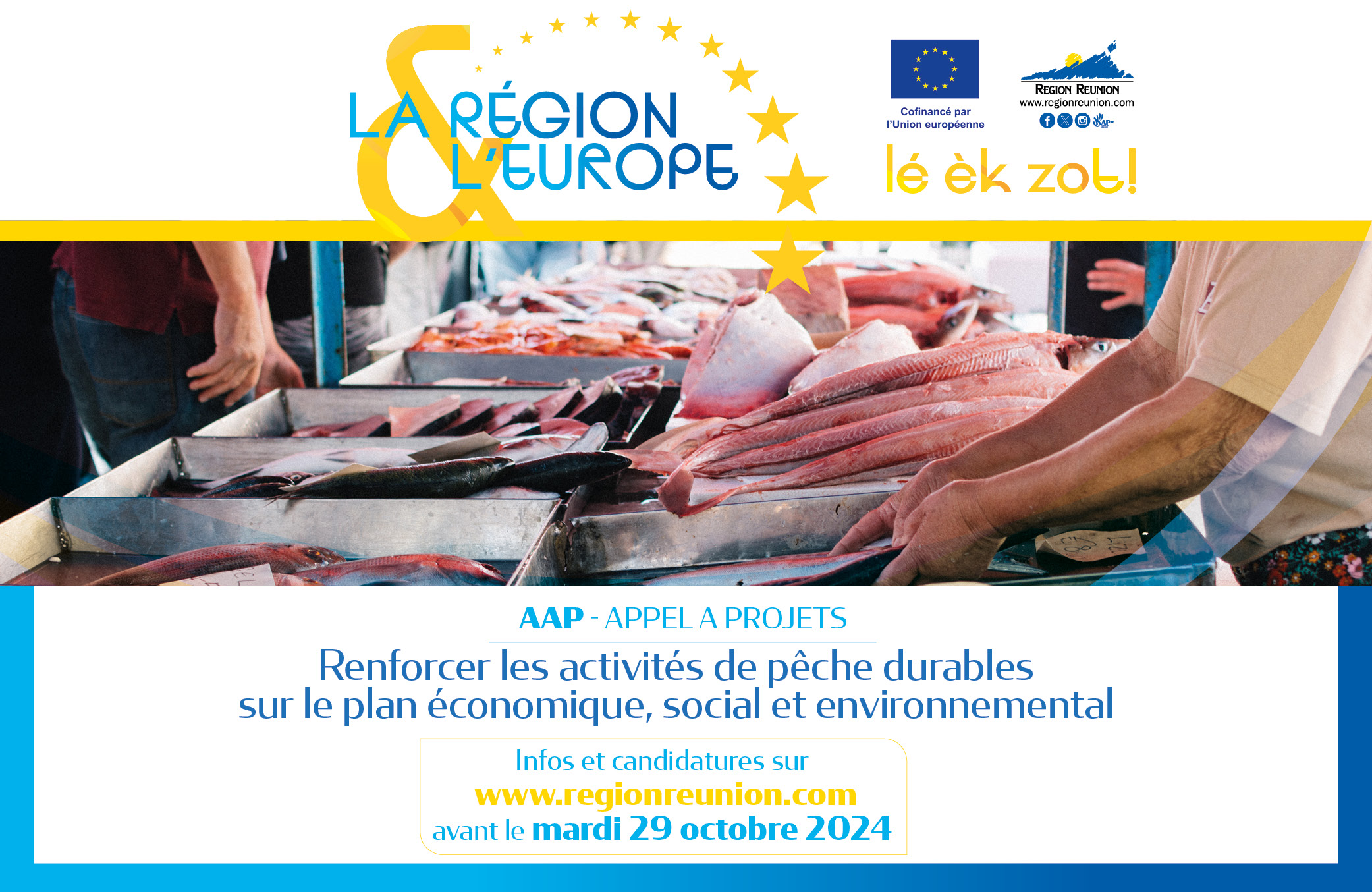 AAP FEAMPA -OS 1.1 Soutien à l’innovation, « Renforcer les activités de pêche durables sur le plan économique, social et environnemental »