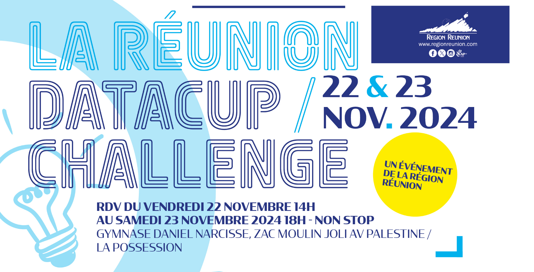 La Réunion Datacup Challenge｜22-23 novembre 2024