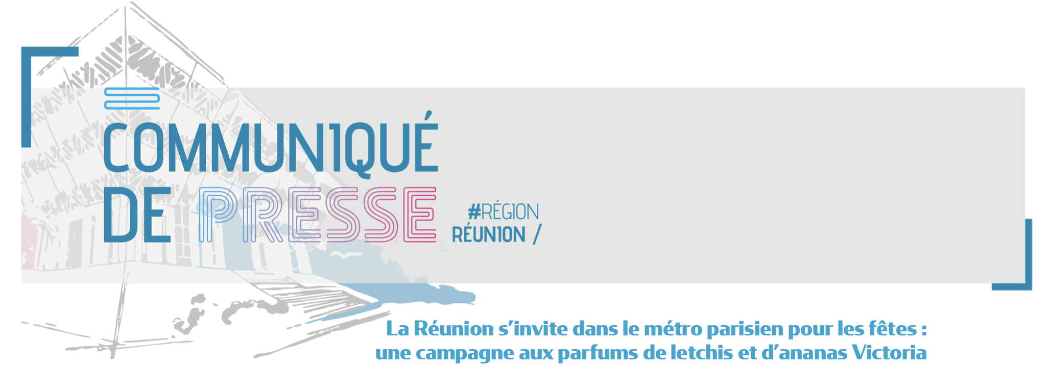 La Réunion s’invite dans le métro parisien pour les fêtes : une campagne aux parfums de letchis et d’ananas Victoria