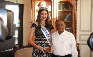 Gilbert Annette reçoit Miss Réunion