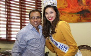 Le président de la CCIR a reçu Miss Réunion 2016