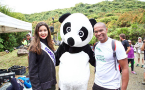 Miss Réunion marche pour la planète