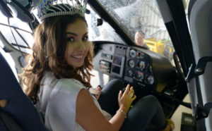 Les marmailles de 1000 Sourires en l’air avec Miss Réunion et Black T