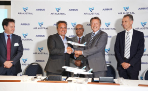 Air Austral renouvelle sa flotte avec trois nouveaux A220