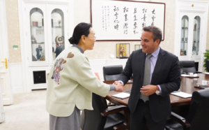 Rencontre entre le Président de Région et l’Association du Peuple Chinois pour l’Amitié avec l’Etranger (APCAE)