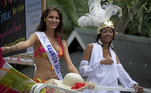 Miss Réunion ouvre le défilé aux Seychelles!