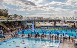 Miss Réunion, au Meeting de natation de St-Paul