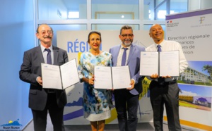 Signature de convention Région - Direction régionale des finances publiques de La Réunion - Paierie régionale