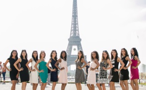 Miss Réunion 2015<br>Les candidates à Paris!