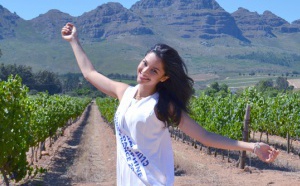 Miss Réunion en Afrique du Sud<br>Azuima Issa à Capetown, le rêve continue...