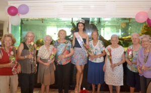 Exceptionnelle Miss Réunion à la Fête des Grands-Mères!