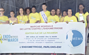 Lutte contre l'endométriose<br>Une marche à Trois Bassins